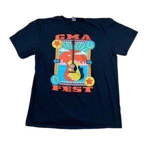 T shirt Black Size Large CMA Fest 2022 Gildan Country Music Awards Rare Find